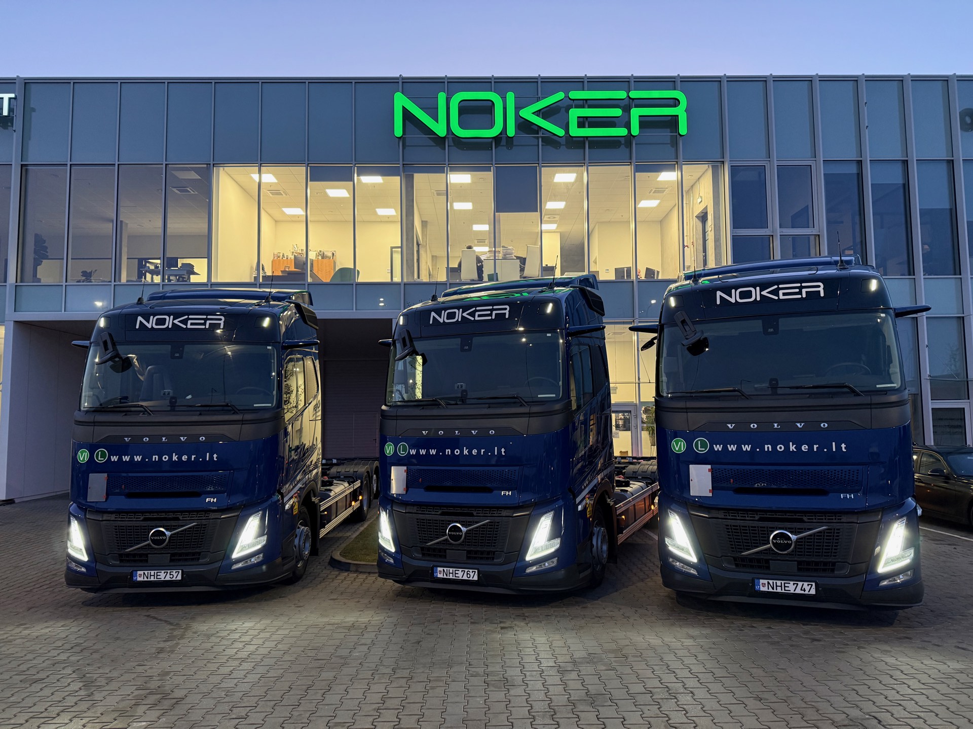 NOKER fleet at headquarters